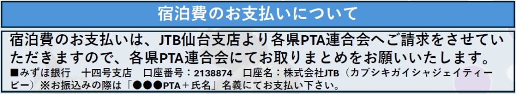 参加申し込み(宿泊情報)No.3